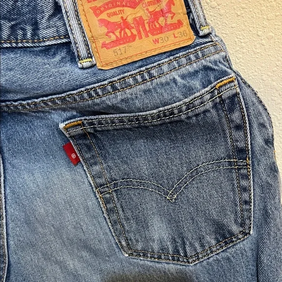 Levi's 517 Bootcut Jeans - Classic Blue - Picture 7 of 13